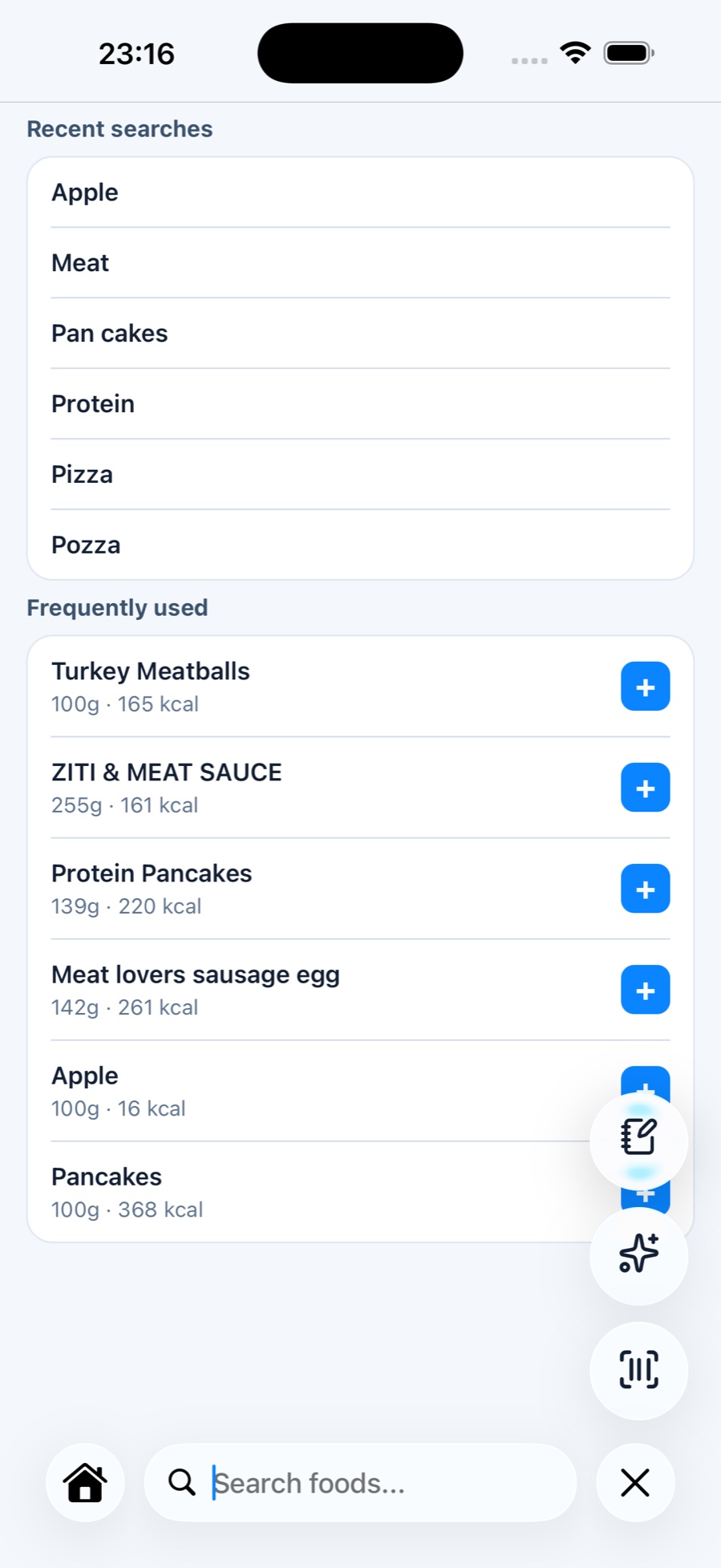 Activity search in Calonomy